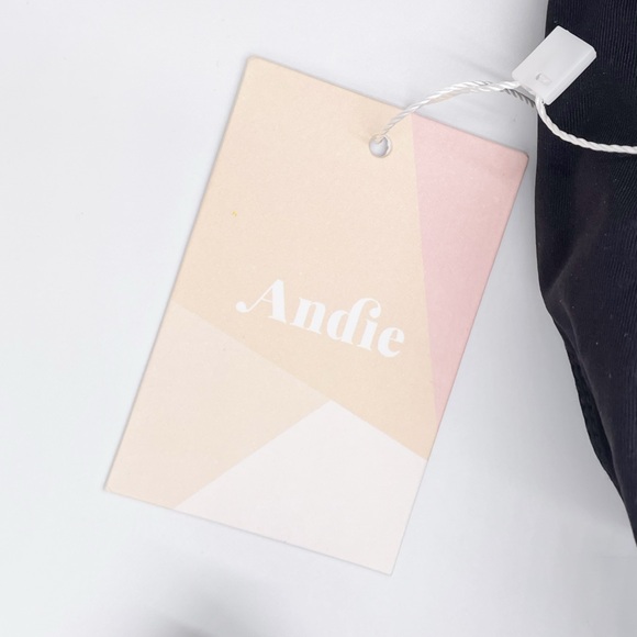 NEW Andie The Mykonos One Piece Swimsuit Flat Back 19AOMYKO Black Size Large - Picture 9 of 10